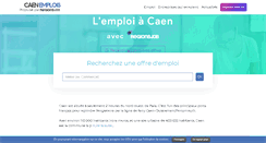Desktop Screenshot of caen-emplois.com